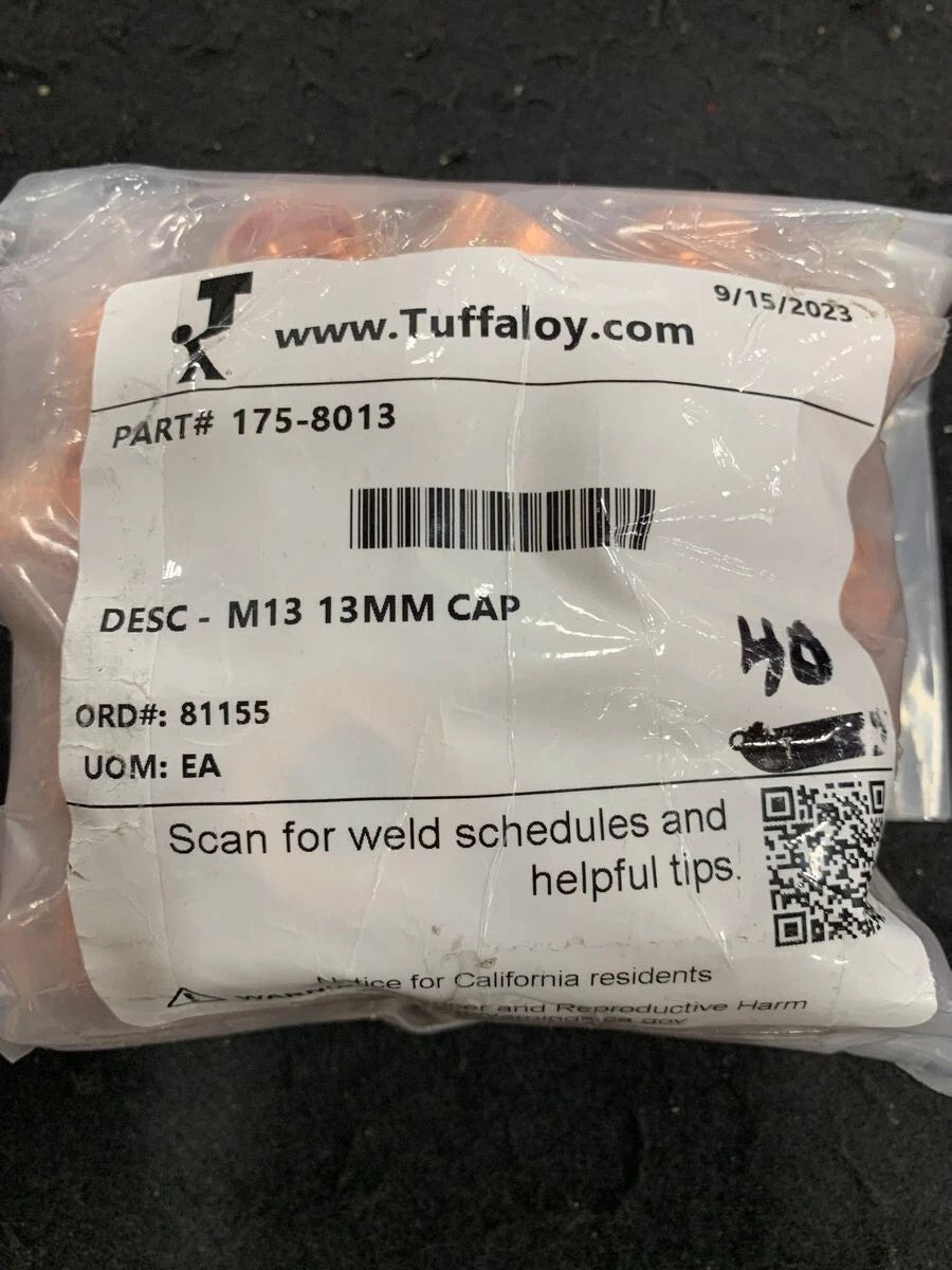 M13 13MM NUT WELD HEAD SKU 175-8013