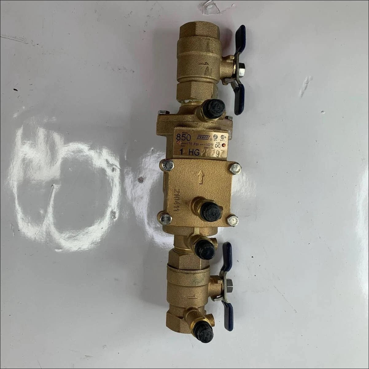 FABCO #850 HG 1 175 PSI 600CWP BACKFLOW PREVENTER