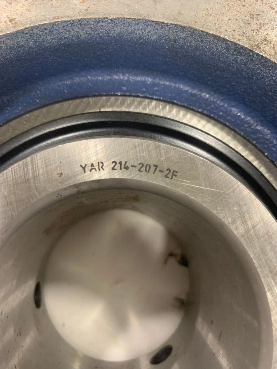 New! SKF YAR 214-207-2F Pillow Block Bearing (F4BM 207TF) - Insert Ball Bearing - For 2.42" Shaft