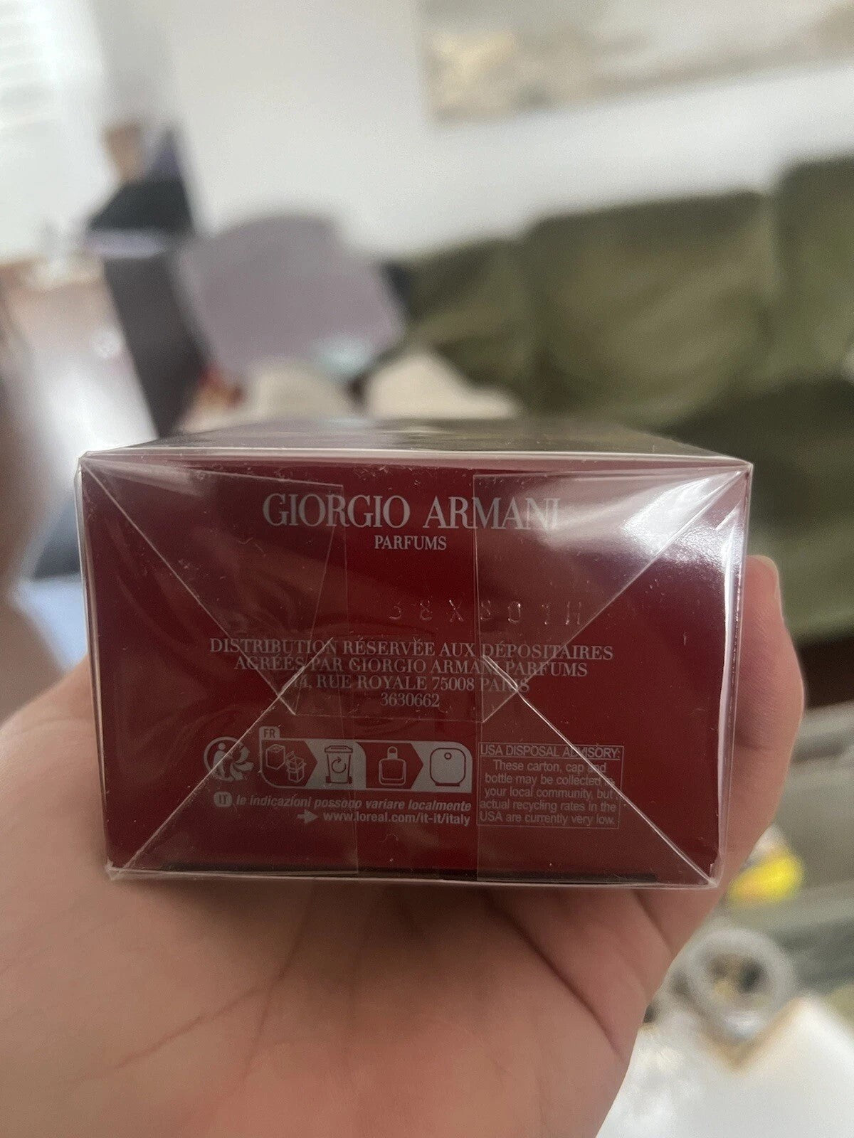 3.3 Oz Emporio Armani Stronger With You Tobacco . NEW In Box. Sealed