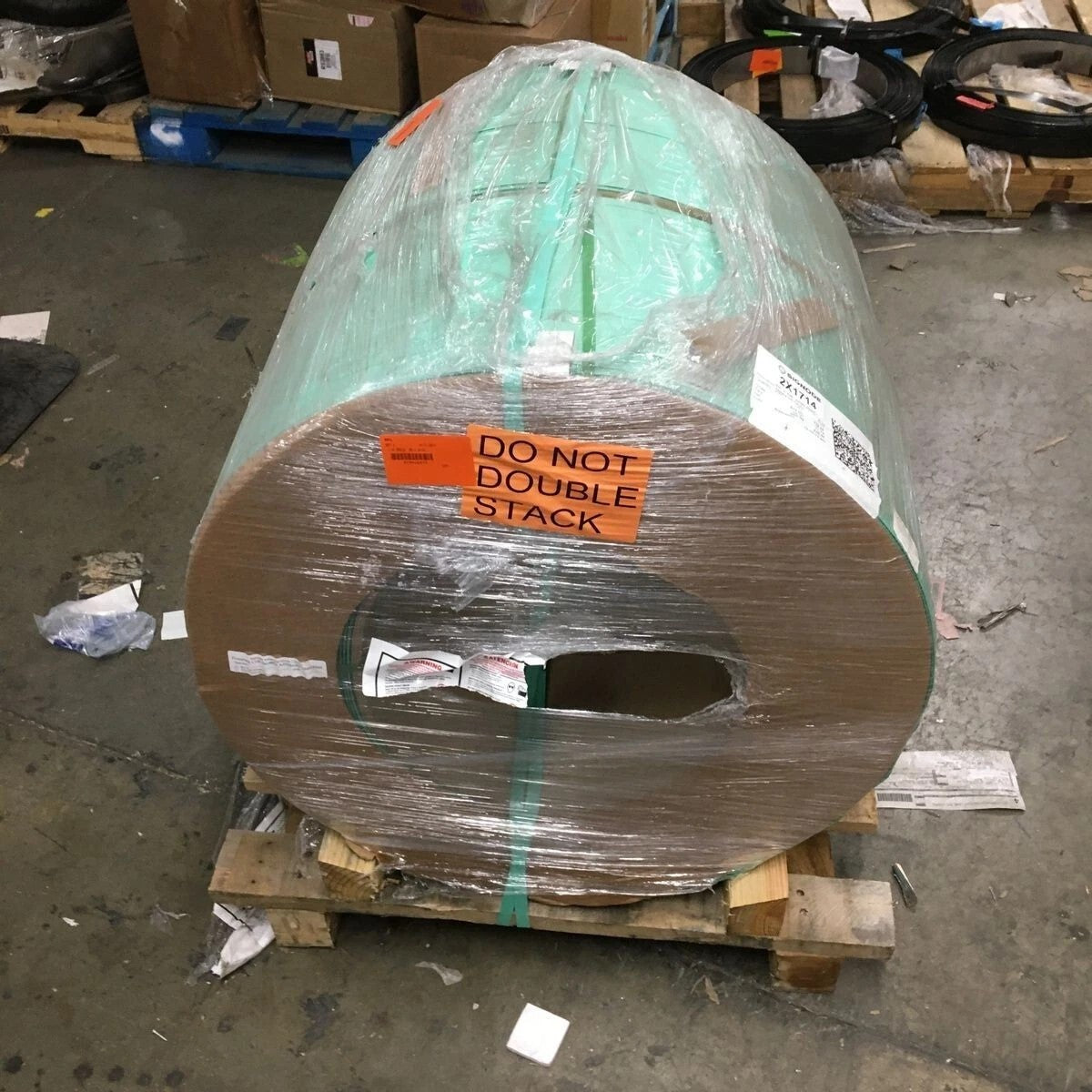 Sangle en polyester vert Signode 2040, 58 po x 0,035 po x 20 000 pi, 2 x 1 714 po