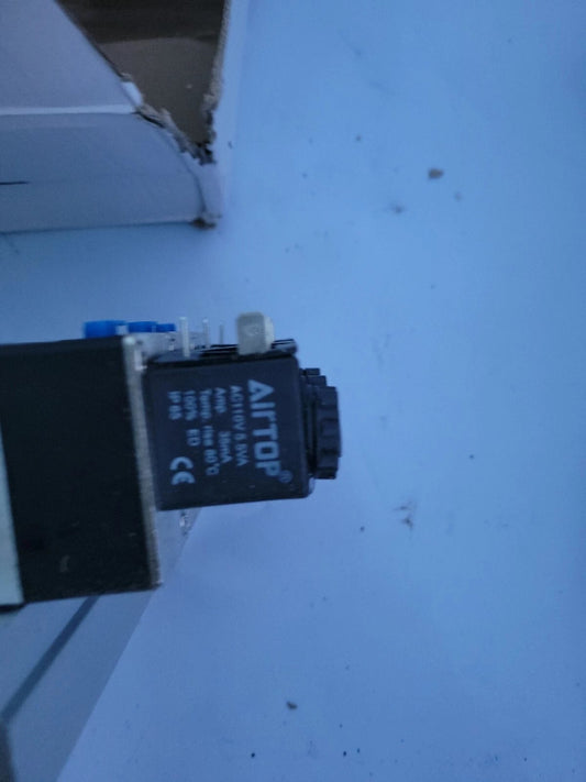 (9)Pneumatic Electric Solenoid Air Valve 4V410-15 5 Way 2 Position PT1/2" DC 12V