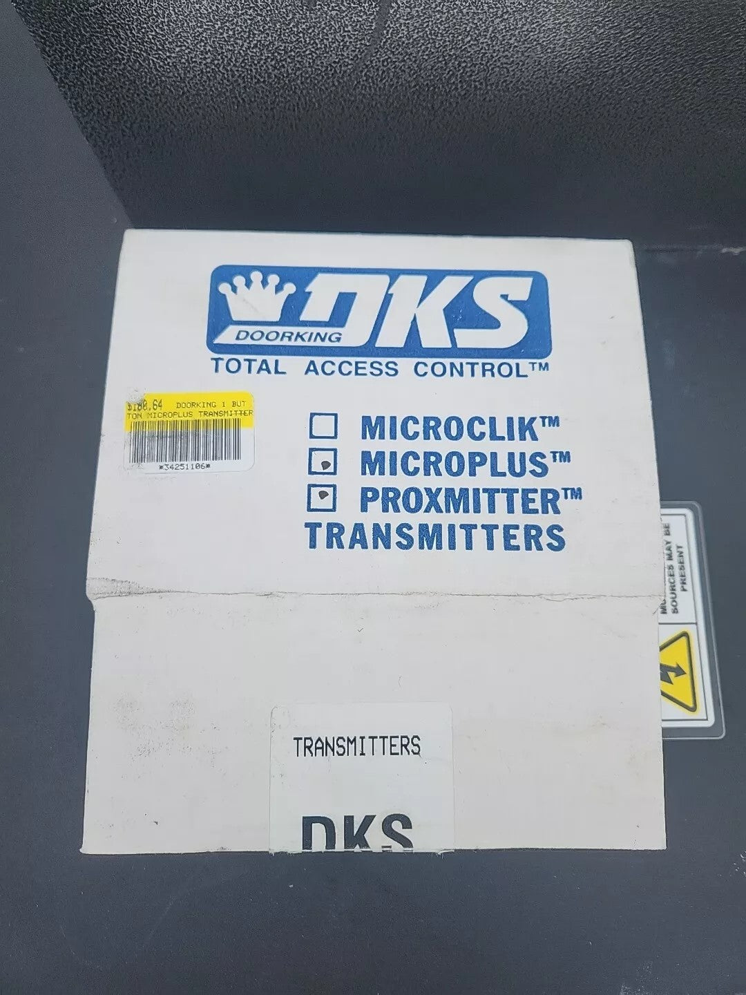 DKS DOORKING LSD69T (8069-084) MicroPLUS Proxmitter HID-Plus Remote 318MHZ fob
