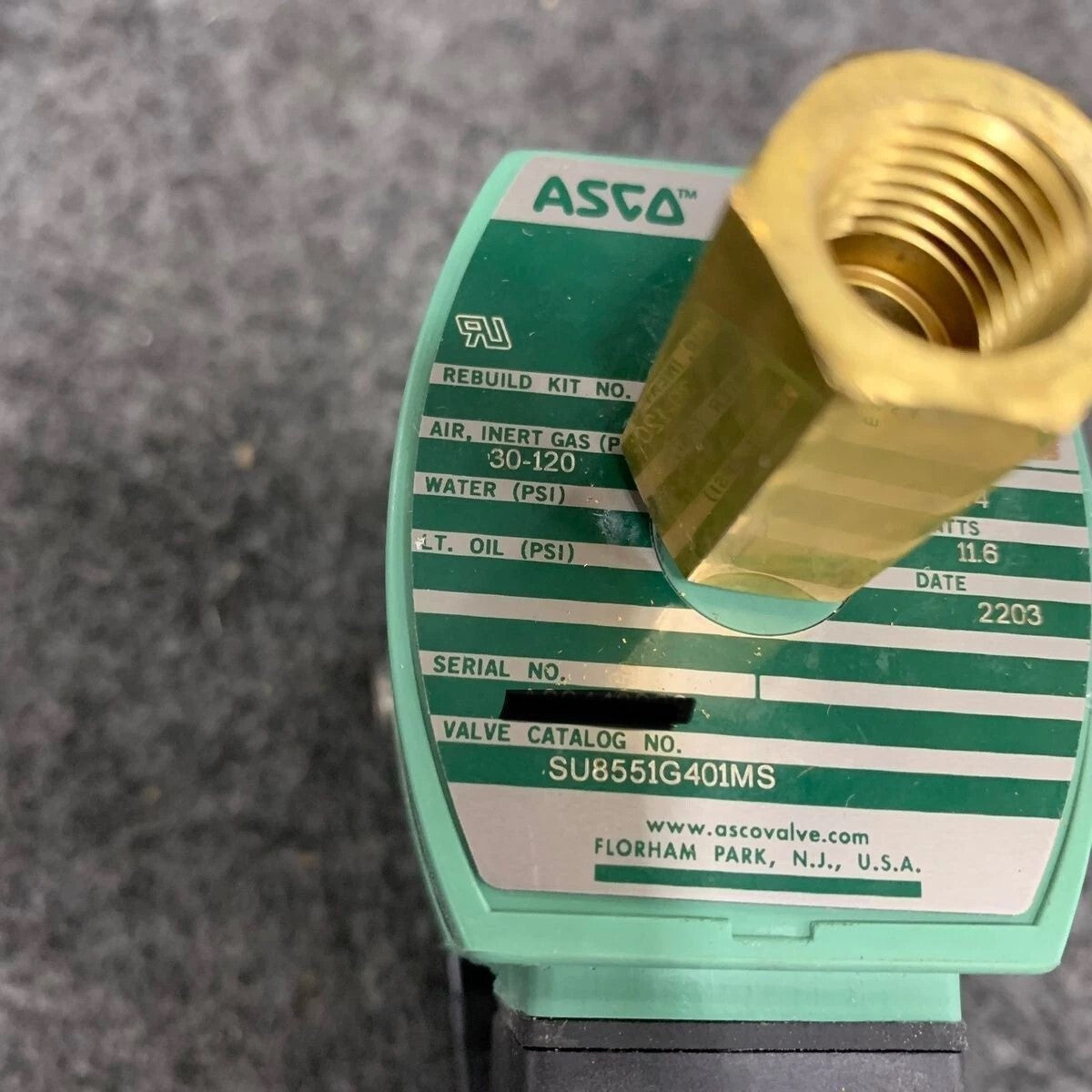 Asco 8551 Solenoid Valve