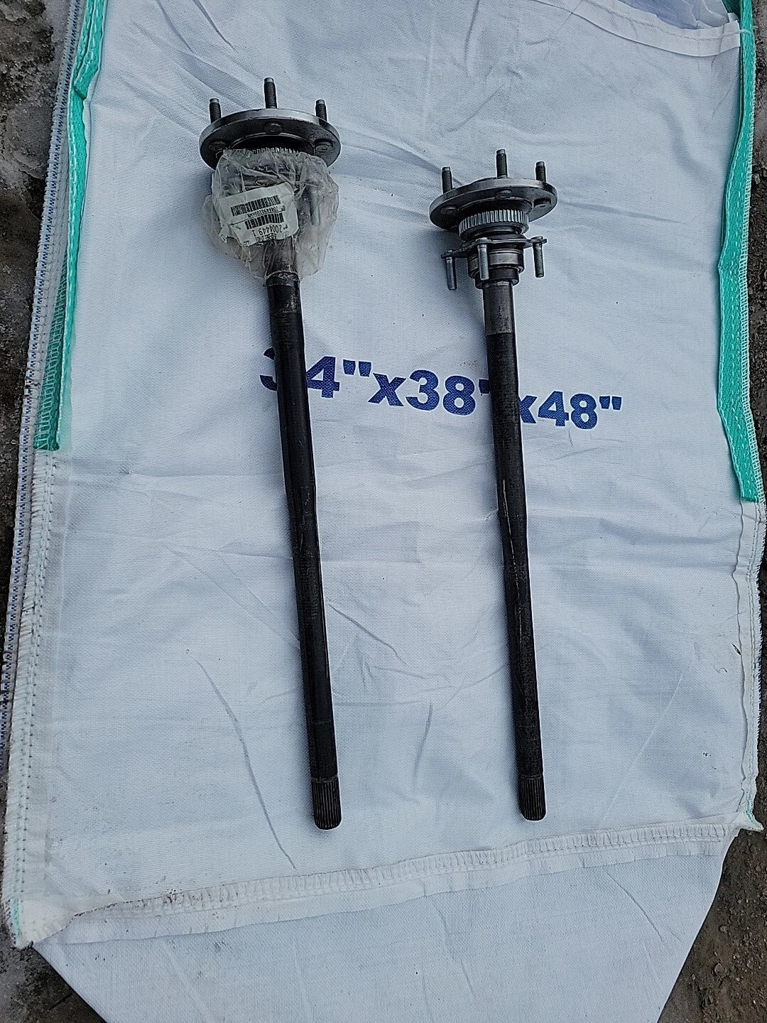 2 x REAR AXLE DRIVE HALF SHAFT RIGHT or LEFT for JEEP WRANGLER JK 2007-2018 D44
