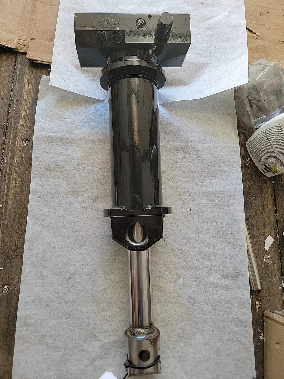 JCB Hydraulic Ram Steering Quick Hitch 4 Ports