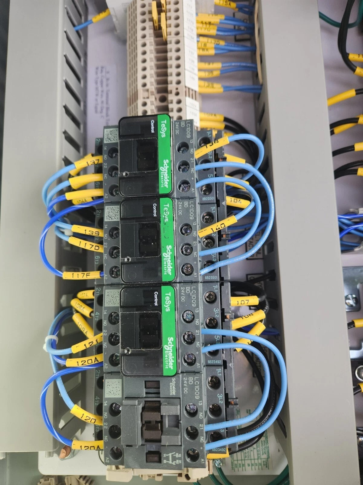 PKM electrical panel for 3 or 4 phase power. 460V