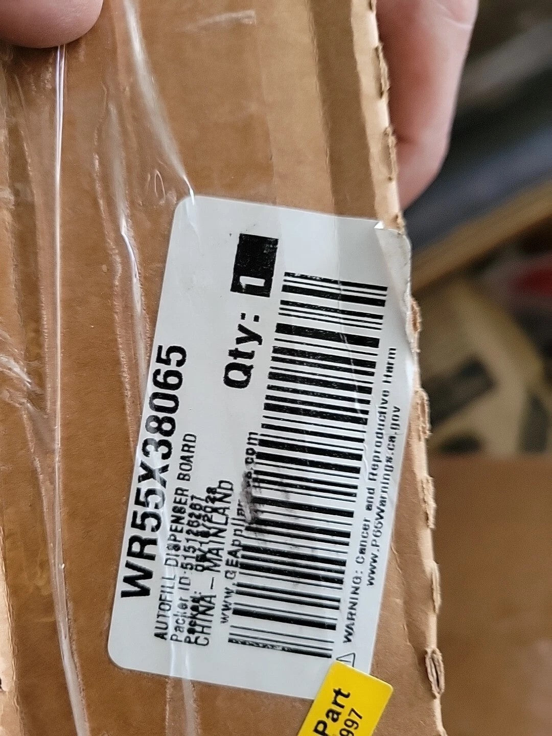GE Refrigerator Autofill Dispenser Board WR55X38065 Brand New