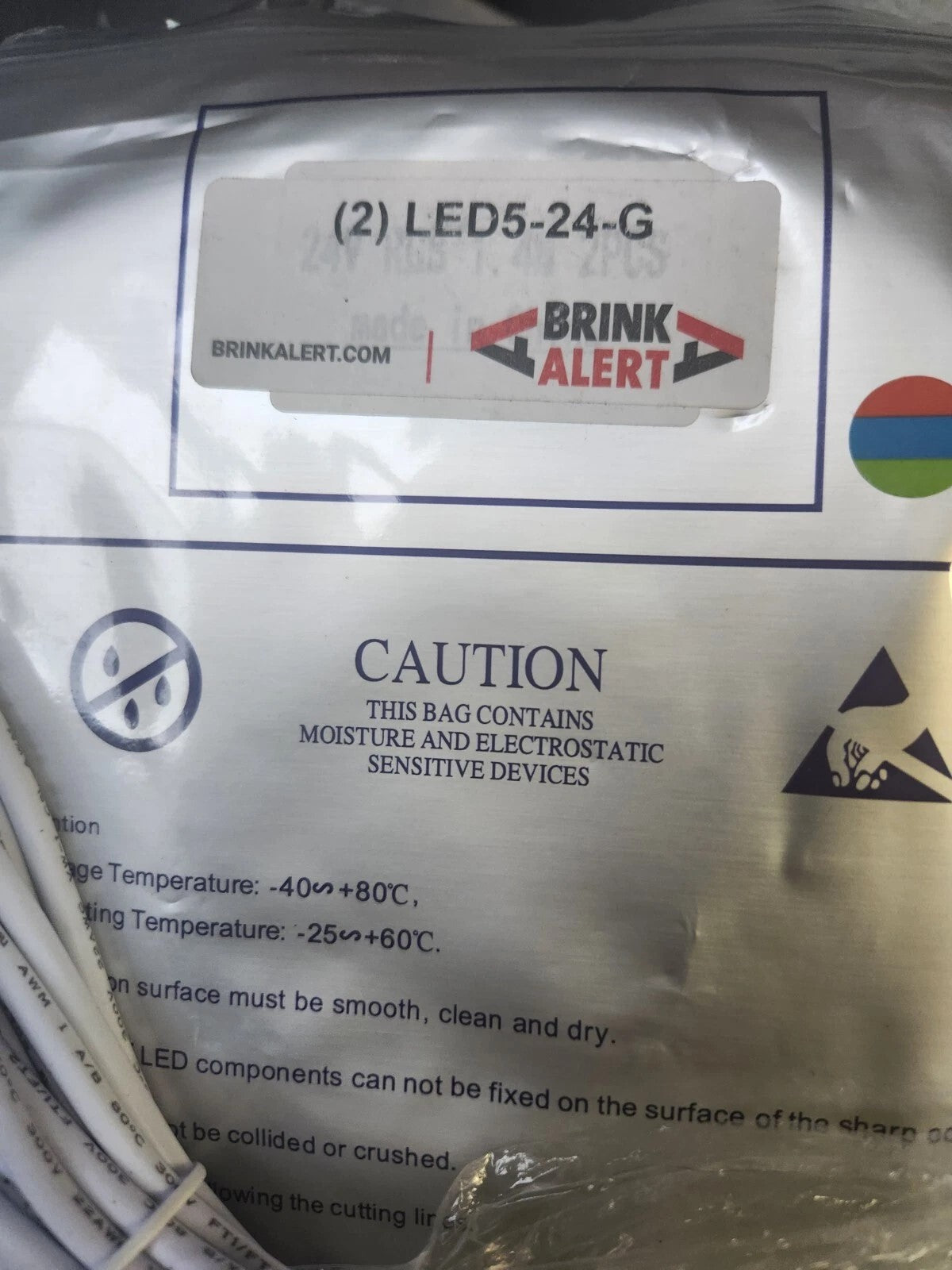 Brinks Alert LED Safety Light Systems CONTROL-CDLK With Extra Parts Included In