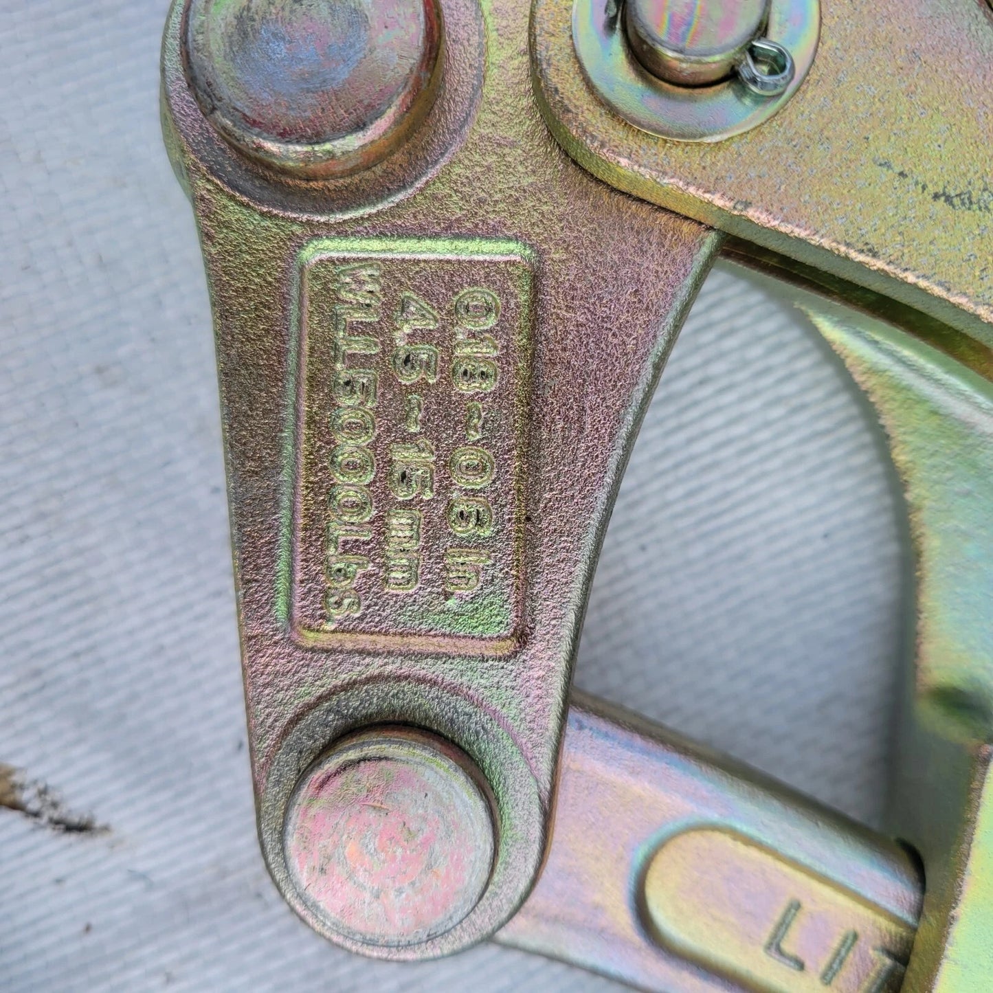 Jaw Wire Grip Puller 0.18 - 0.6 Ln. 4.5 - 15 Mm WLL5000LBS