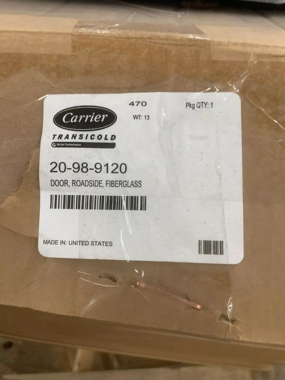 Carrier 98-9120-QRP - Door, Centre, Road Side