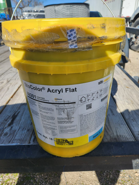 new stocolor acryl flat 80201 coating 5 gallon